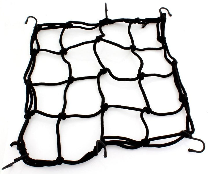 Suport bagaje pentru motocicleta, Zola, prindere cu carlige, plasa, 60 x 60 cm, dimensiune extindere 135 x 135 cm