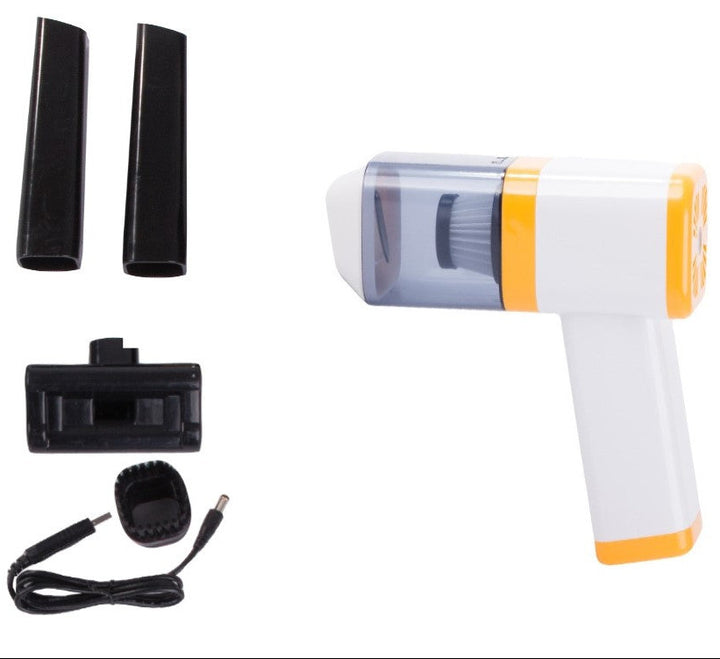 Aspirator auto portabil, Zola®, 7.4 V, 1800 mAh, usor de folosit, incarcare USB, alb