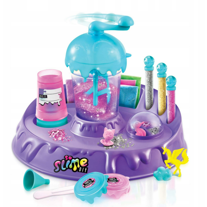 Set creativ fabrica de slime, Zola, mixer, kit experimental pentru copii, accesorii incluse, multicolor
