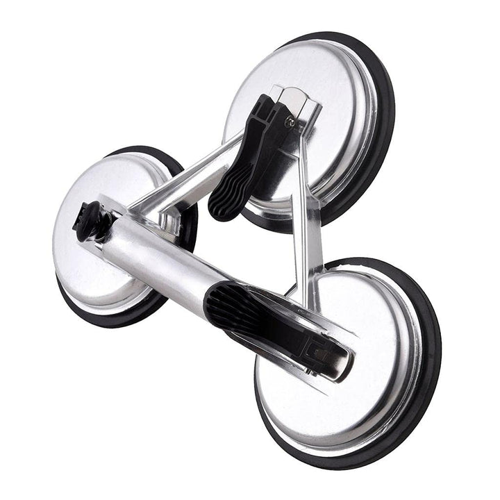 Ventuze vid pentru manipulare placi, Zola, 3 brate, greutate suportata maxima 130 kg, panourilor de sticla, gresie, placi, geamuri, oglinzi, fereste si alte materiale delicate 3x118 mm, gri