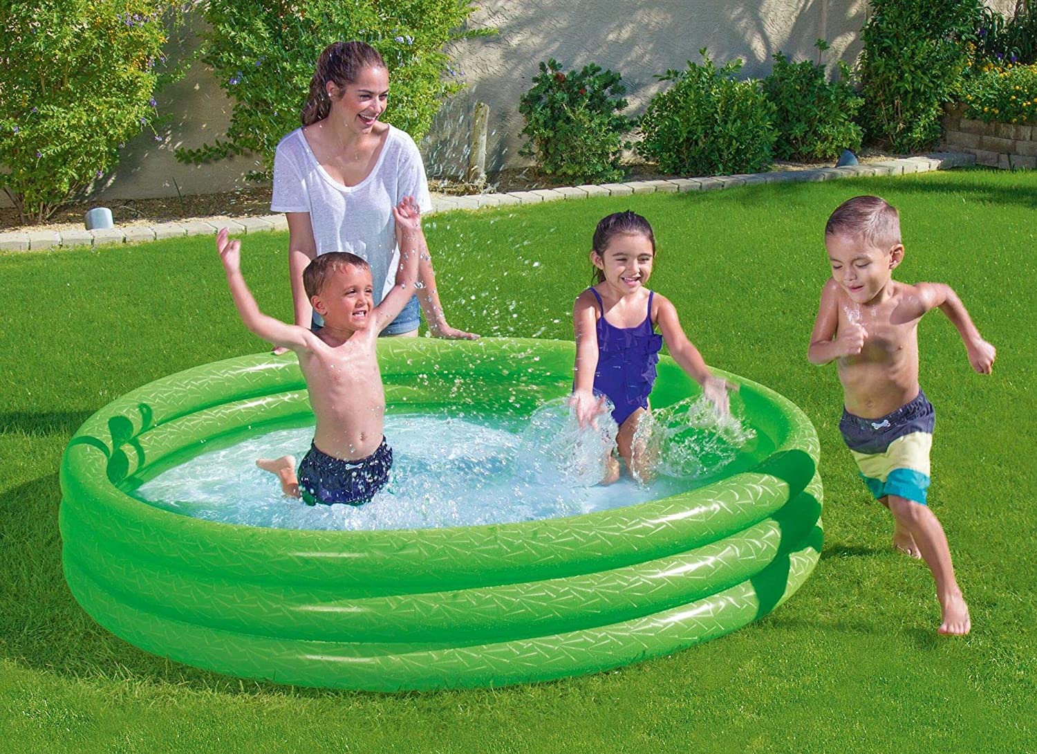 Piscina gonflabila 152 x 30 cm, Bestway, VERDE