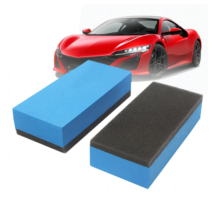 Aplicator auto pentru ceara, polish si protectie ceramica, Zola, burete detailing 6.7 × 2.7 × 1.2 cm, albastru/negru