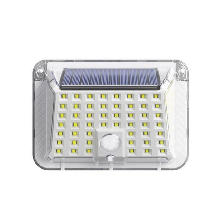 Lampa solara de perete cu senzor de miscare, UBX®, impermeabila IP65, 90 LED-uri, alba