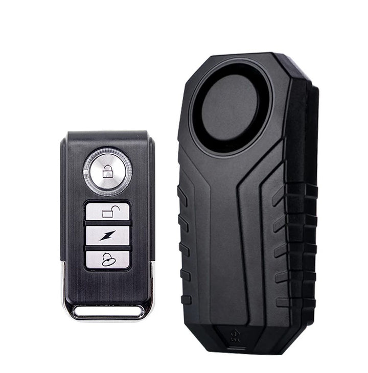 Alarma pentru bicicleta/motocicleta antifurt, Zola®, raza de actiune 10-50 m, IP55, 10x4 cm, neagra