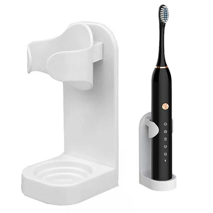 Suport pentru depozitarea periutei electrice, Zola®, din plastic, alb, 9.5x3x3 cm