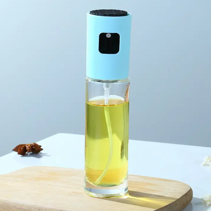 Pulverizator spray pentru ulei, Zola®, din sticla, capacitate 100 ml, albastru