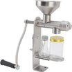 RESIGILAT-Extractor manual de ulei, UBX®, uz casnic, ulei natural, special pentru seminte, otel inoxidabil, 29x31 cm, argintiu