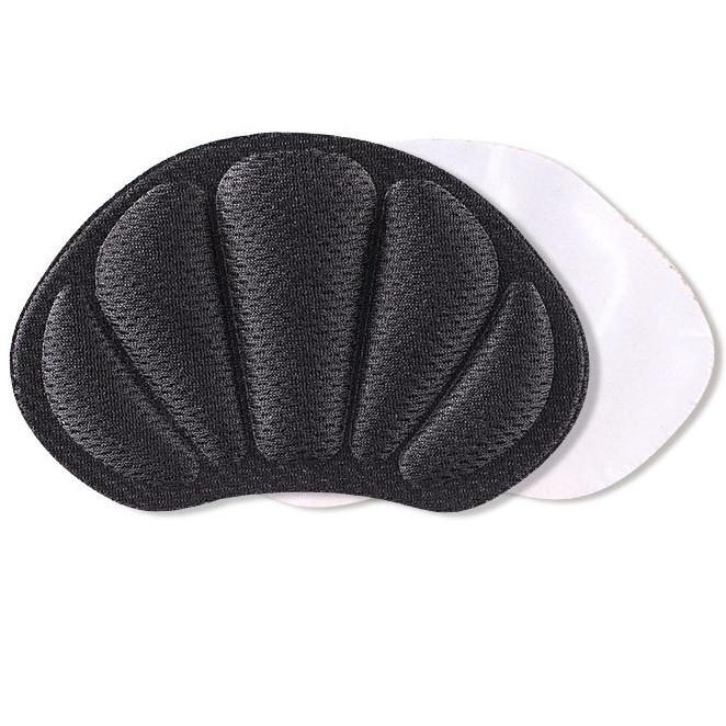 Set 2 branturi cu pernite pentru calcai, Zola®, pentru incaltaminte, universal, 9.6x6 cm, negru