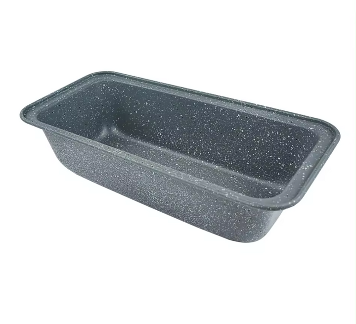 Forma de copt, Zola, din otel, temperatura pana la 230 grade C, pentru paine si aluat, 30x15 cm, gri