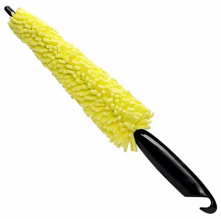 Peria din burete pentru curatat jante si roti, Zola, maner confortabil, lungime toatala 30 cm, dimensiune perie 19 x5 cm