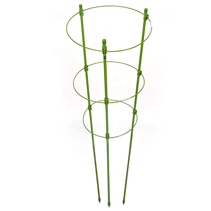 Suport plante si flori, Zola®, forma inel,  60 cm, verde