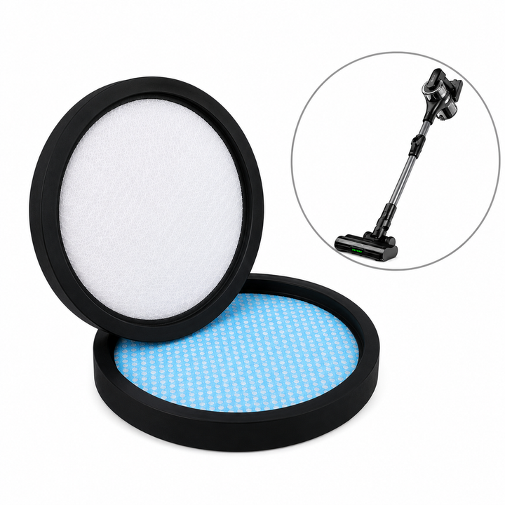 Set 2 filtre HEPA, Zola, compatibile aspirator vertical ZY12673QWS08, lavabile, reutilizabile