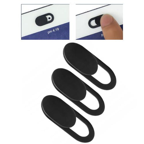 Set protectie camera Web/telefon/tableta, Zola®,3 bucati, negru