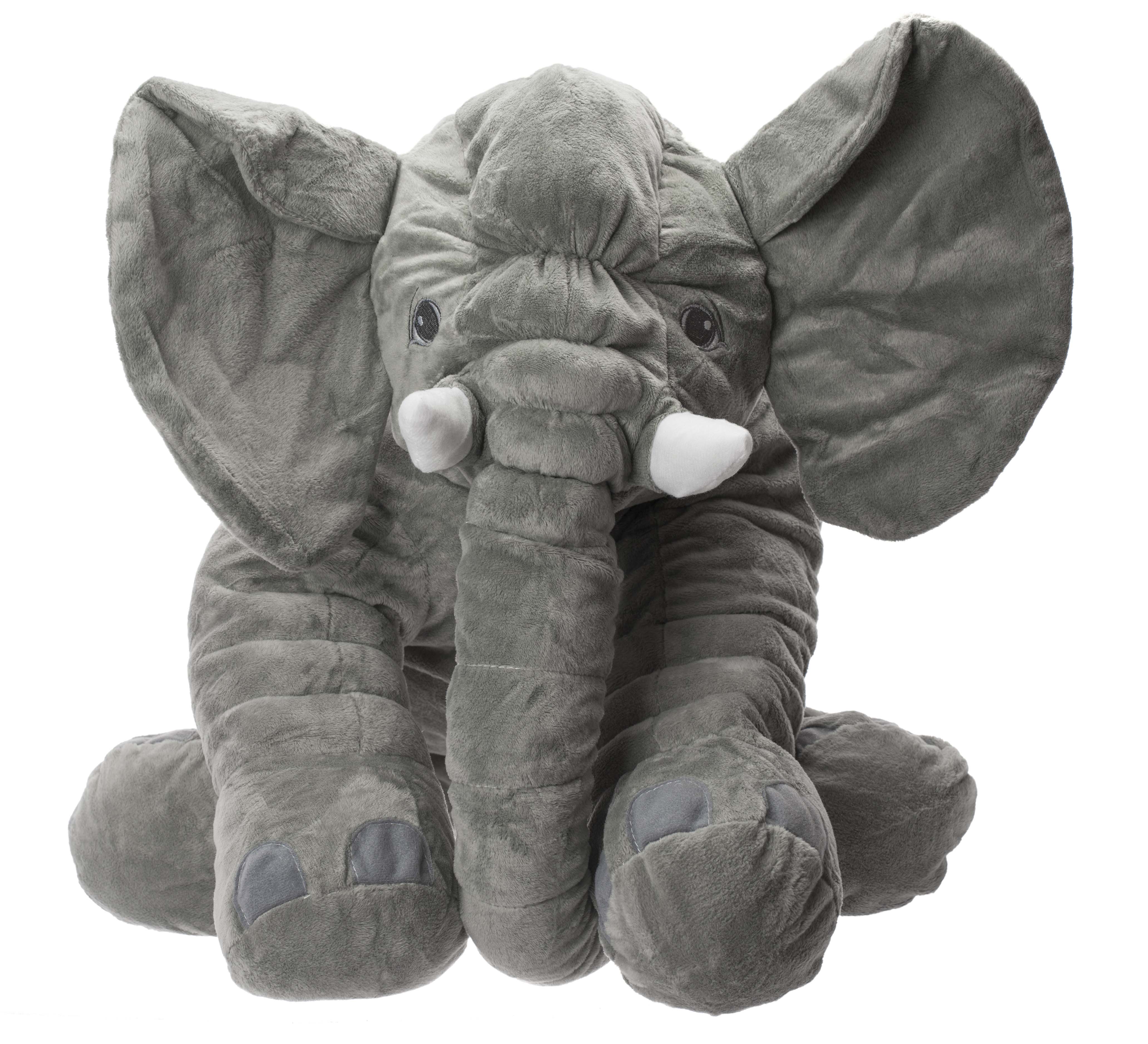 Jucarie de plus moale, Zola®, model elefant gri, 50x60 cm