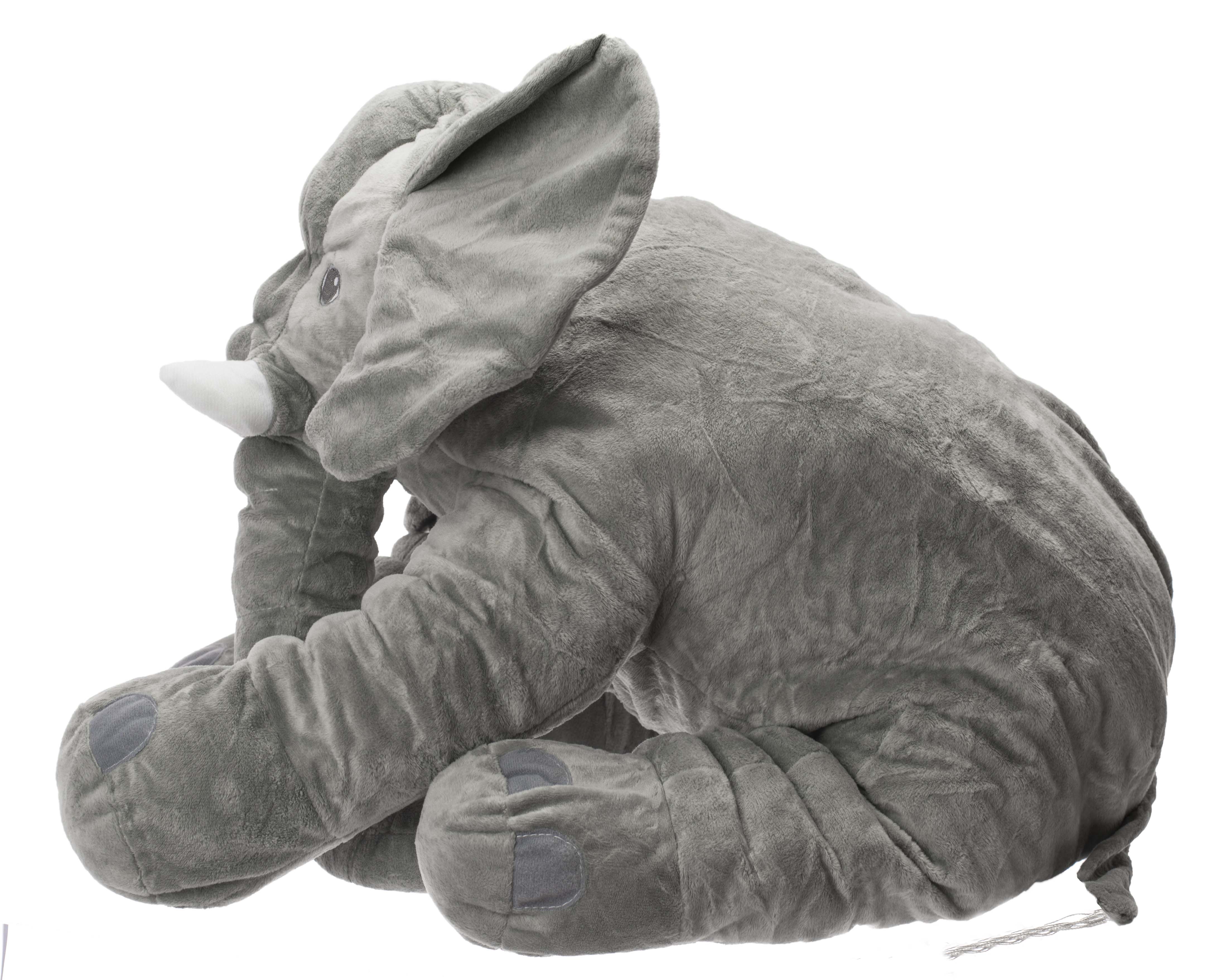 Jucarie de plus moale, Zola®, model elefant gri, 50x60 cm
