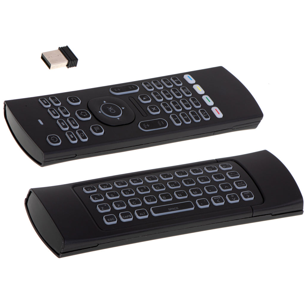 Telecomanda universala, Zola®, 2 in 1, MX3 , smart TV, tastatura si mouse, neagra