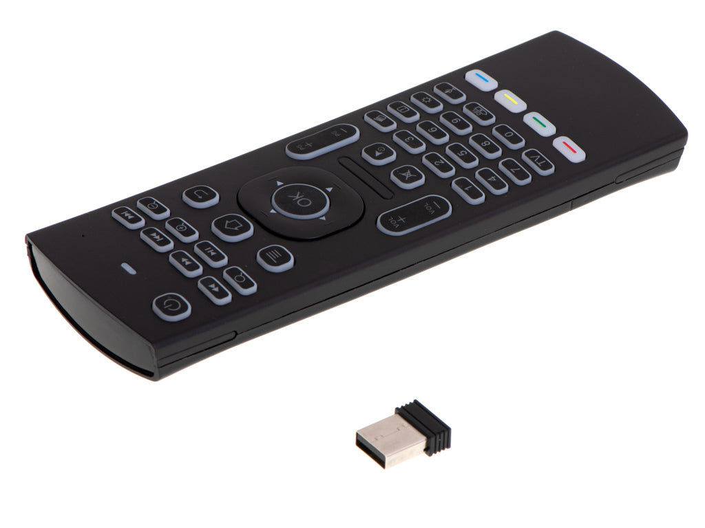 Telecomanda universala, Zola®, 2 in 1, MX3 , smart TV, tastatura si mouse, neagra