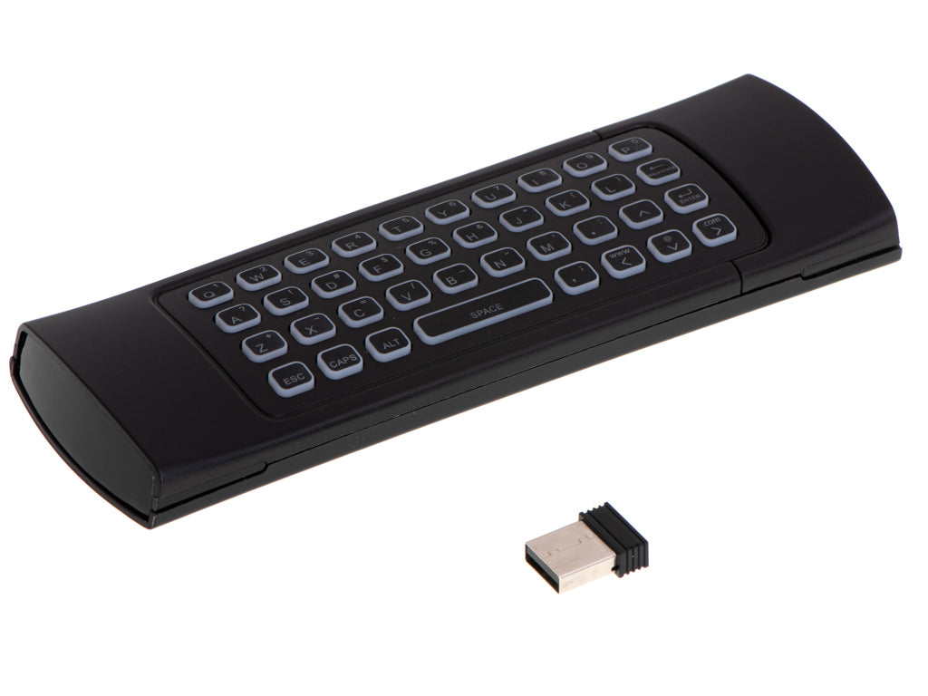 Telecomanda universala, Zola®, 2 in 1, MX3 , smart TV, tastatura si mouse, neagra