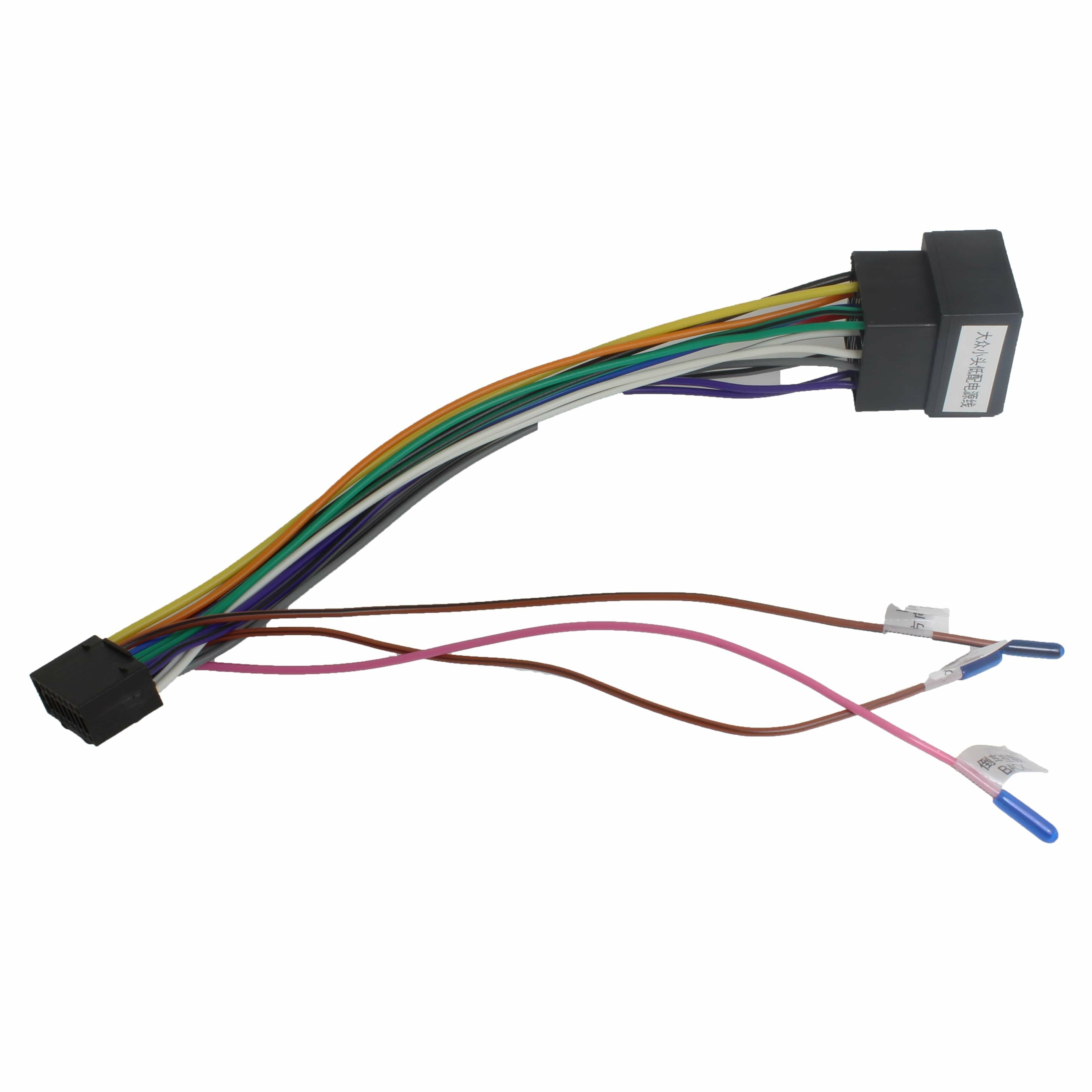 Conector auto,  Zola®, ISO 2 DIN, 14 pini, 2.2x1 cm, negru, din plastic