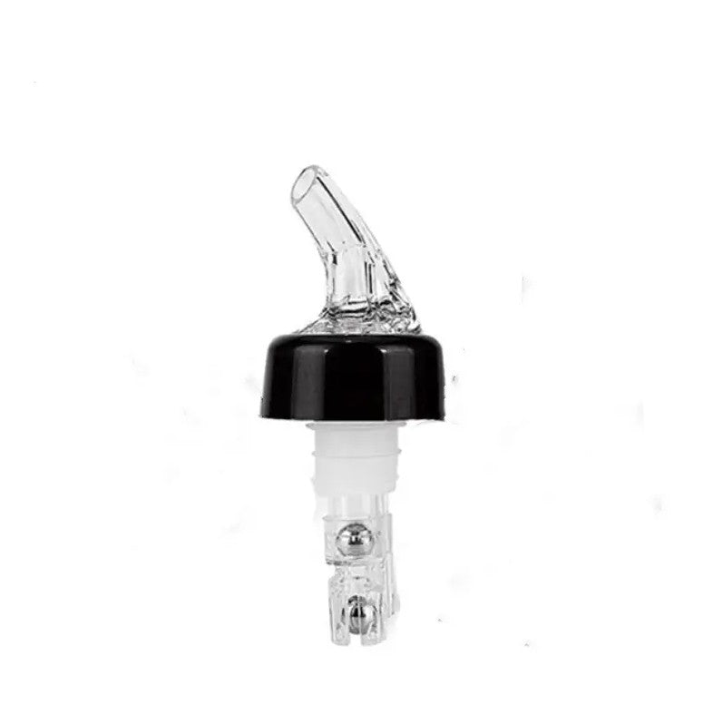 Dop picurator cu dozator 30 ml pentru sticle de bauturi alcoolice, Zola®, turnare precisa, diametru gaura 1.8 cm, plastic si otel, negru