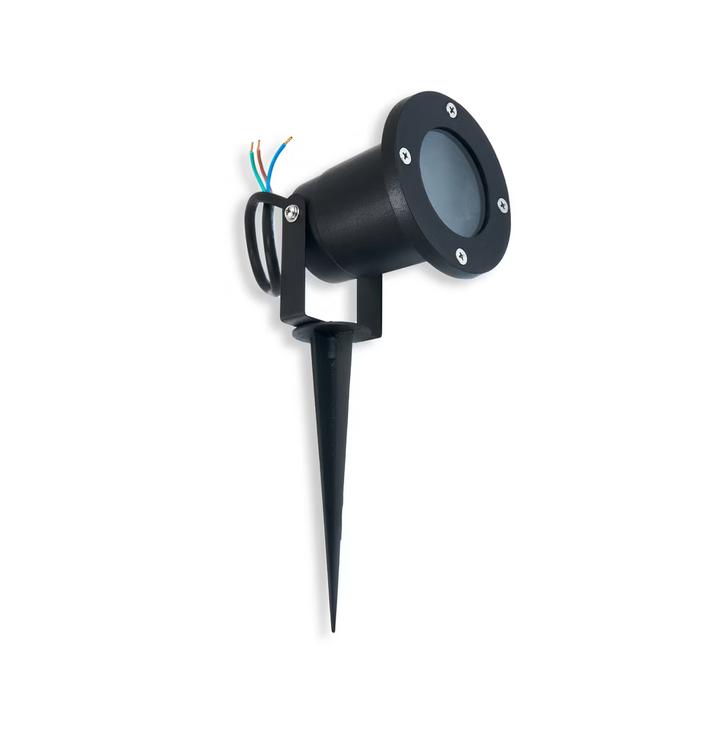 Reflector de gradina, Zola®, cu fixare la sol, IP54, Φ92x315 mm, GU10, negru