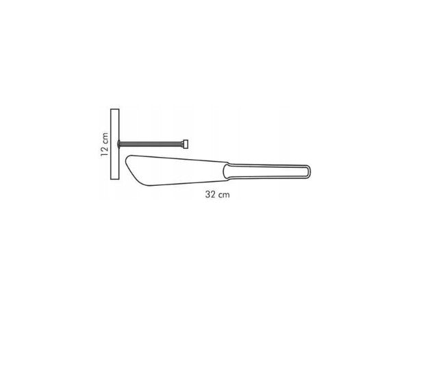 Set spatula de intoarcerea clatitelor si intinzator, Zola, plastic, 32 cm, portocaliu