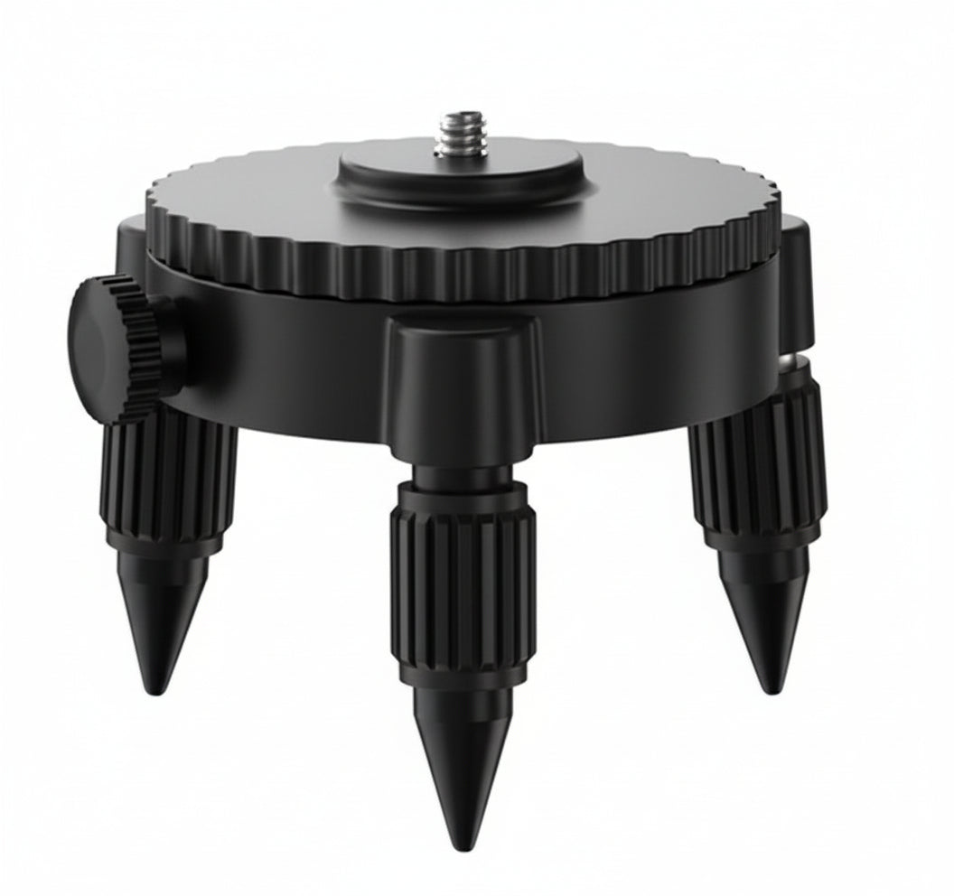 Nivela laser cu trepied si suporturi, Zola, 360° × 4, 532 nm, raza actiune 45 m, reglare inaltime 46-118 cm, IP54, 2 acumulatori, 11 × 11 × 14 cm, negru/galben