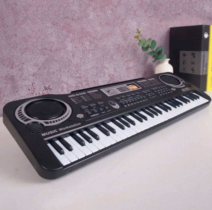 Orga electronica, Zola®, cu microfon, inregistare melodii, 61 clape, multiple tonuri si ritmuri, 54 x 17 cm