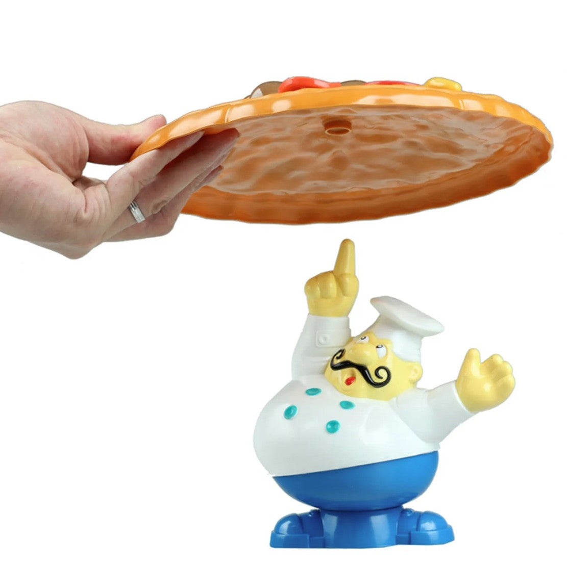 Joc de familie, Zola®, micul pizzer, placinta pizza, 8 ciuperci ,8 ardei , 8 bucati salam , 8 rosii , 24 x 18 cm