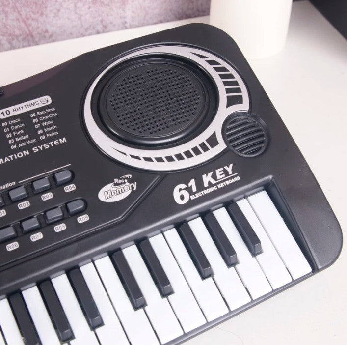 Orga electronica, Zola®, cu microfon, inregistare melodii, 61 clape, multiple tonuri si ritmuri, 54 x 17 cm