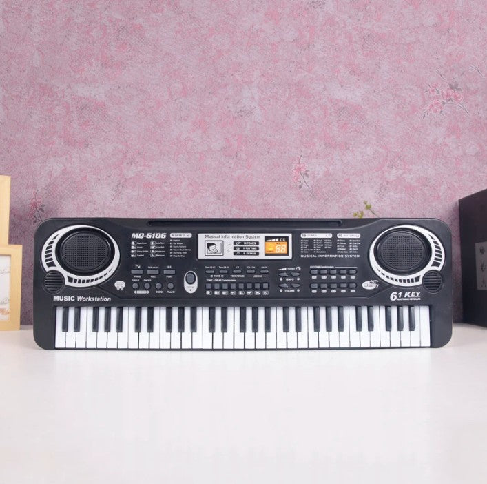 Orga electronica, Zola®, cu microfon, inregistare melodii, 61 clape, multiple tonuri si ritmuri, 54 x 17 cm