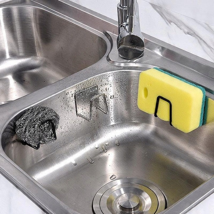 Suport universal autoadeziv, Zola®,  burete, capac, otel, 5x5 cm, negru