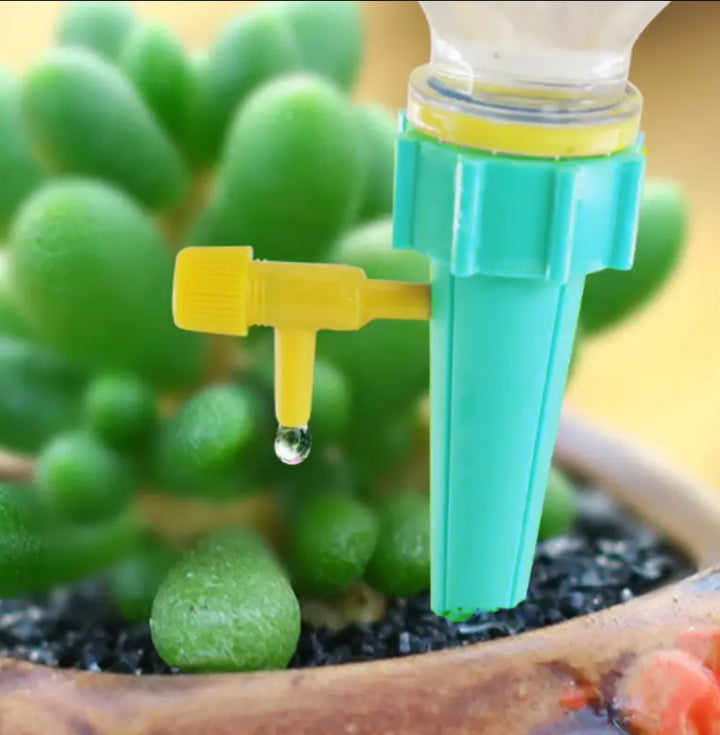 Dispozitiv irigator pentru plante de camera, Zola®, pentru sticle pet 2 l, plastic, 13x3 cm, verde