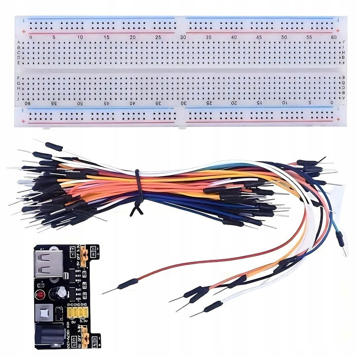 Kit de programare pentru incepatori, Zola, 370 de elemente, modul UNO R3, componente electronice, LED, multicolor