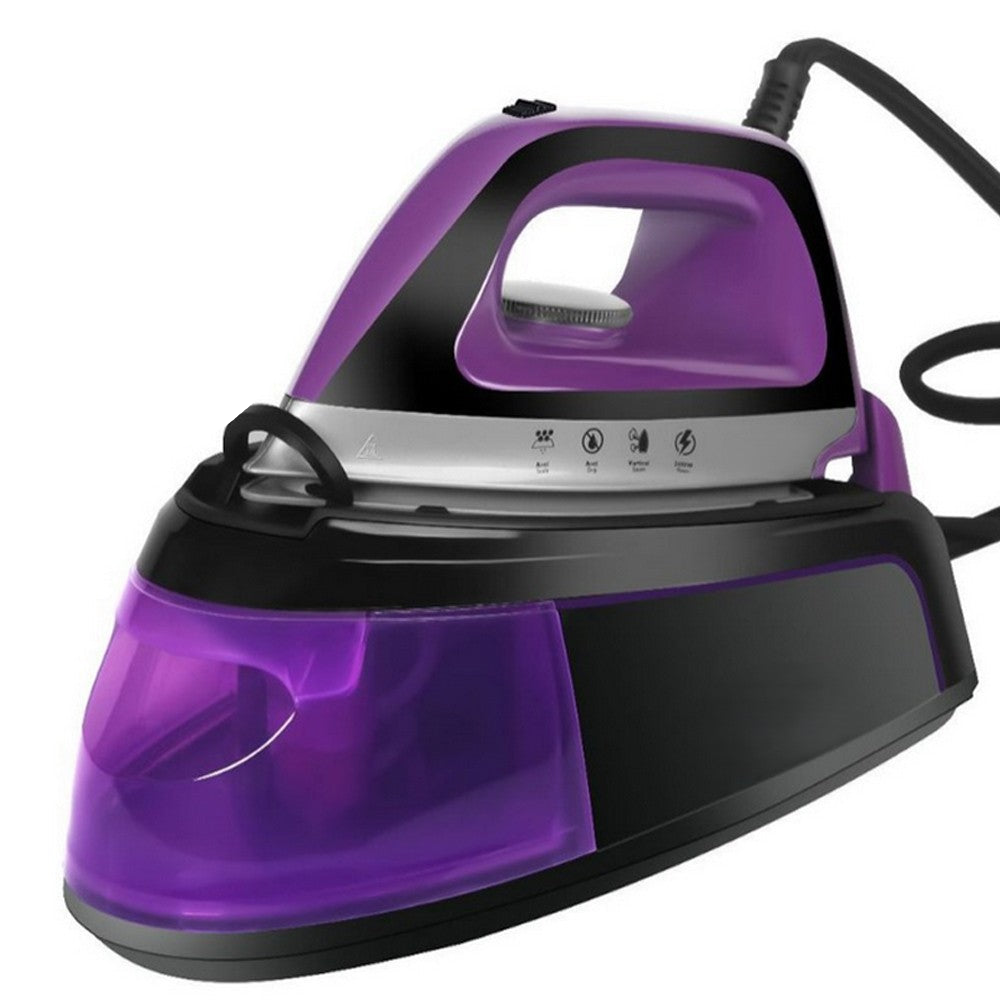 Statie de calcat cu abur, Zola, 2400 W, rezervor apa 1.2 l, abur 120 g/min, talpa ceramica, 35 x 17 x 19 cm, violet