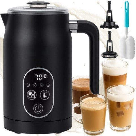 Aparat 4 in1 pentru spumat laptele, Zola, 500W, incalzire 55-70°C, negru