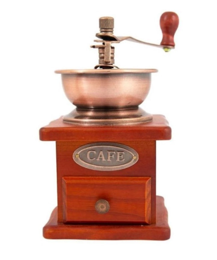 Rasnita de cafea traditionala, Zola®, manuala, din lemn/metal, maro