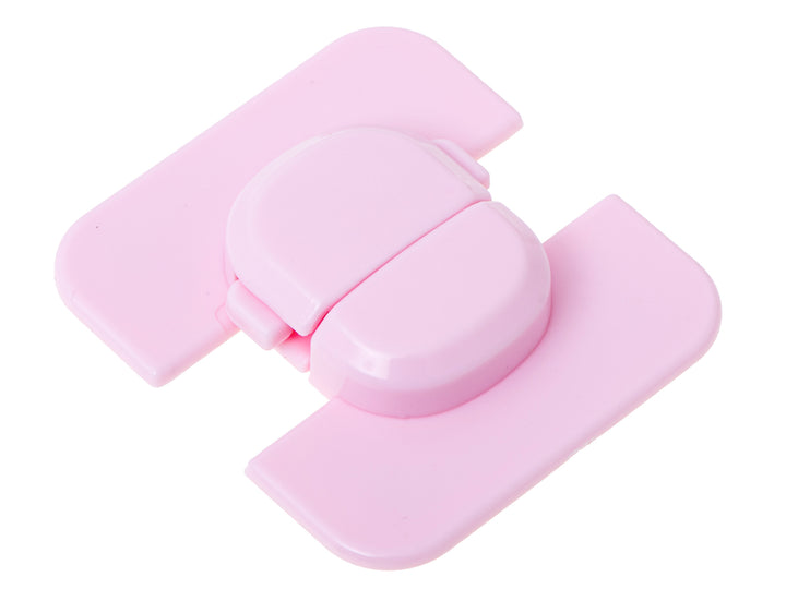 Siguranta pentru copii, Zola®, de colturi, pentru mobila, frigider, din plastic, lipire adeziva, 6.5x6x1 cm, roz
