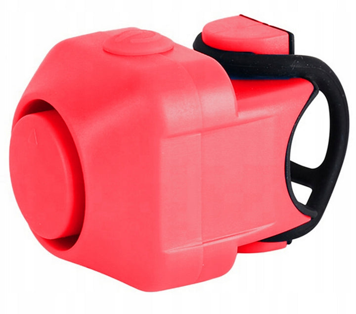 Sonerie pentru bicicleta, Zola®, impermeabila, prindere elastica, din plastic/silicon, 5x4x4 cm, roz