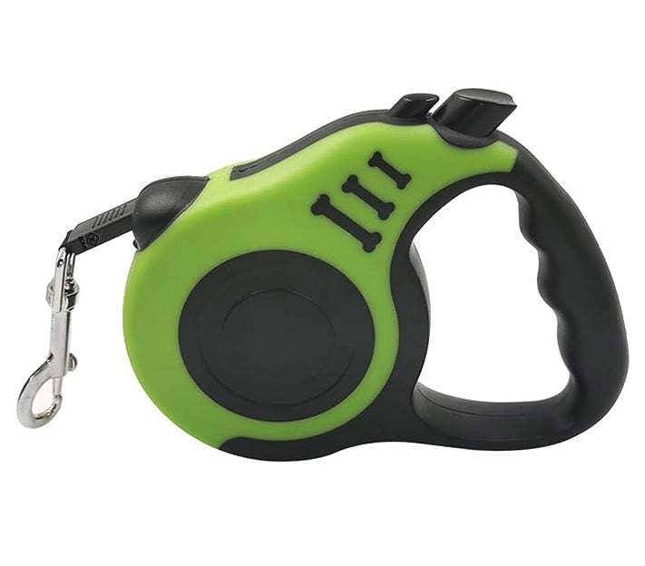 Lesa mecanica pentru caini, Zola®, lungime 5 m, greutate maxima suportata 15 kg, verde