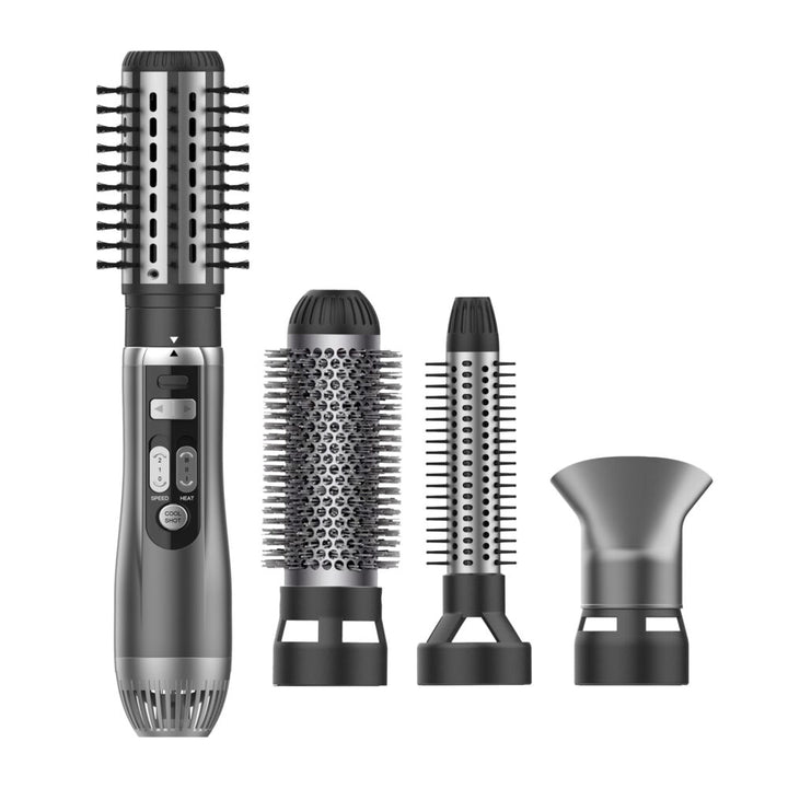 Uscator de par 4 in1, Zola, 4 capete interschimbabile, temperatura reglabila, 1000 W, gri