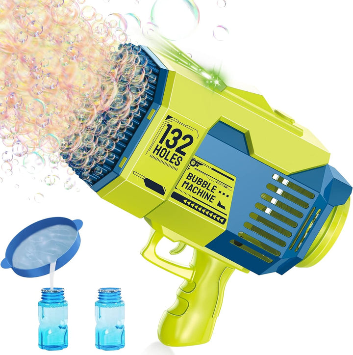 Pistol de facut baloane din sapun, Zola®, plastic, 24x25x13 cm, verde