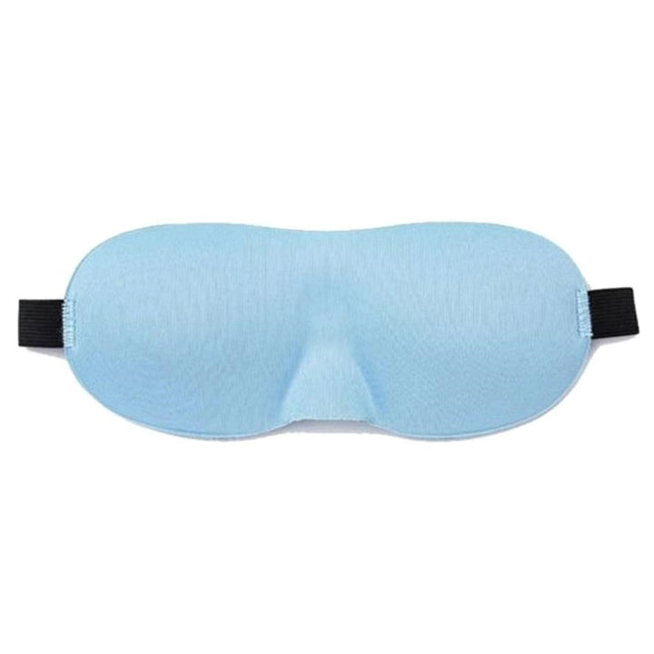 Masca de dormit, Zola®, cu caneluri 3D, pentru ochi si nas, negru cu albastru