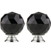 30x40 mm, cristal negru