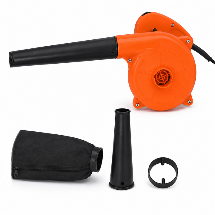 Suflanta electrica pentru frunze, Zola, 950 W, 6 viteze, flux aer 103 km/h, ABS, 39 x 17 x 19 cm, portocaliu/negru
