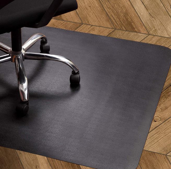 Covoras de protectie pentru scaune de birou, Zola®, transparent, 90x130 cm , negru