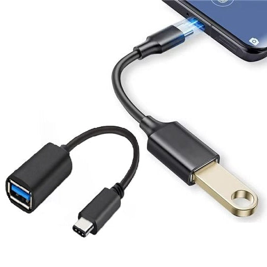 Adaptor USB-C la USB 3.0, Zola, 60W, 3A, tehnologie PD, lungime 15 cm, viteza transfer 10 Gb/s, negru