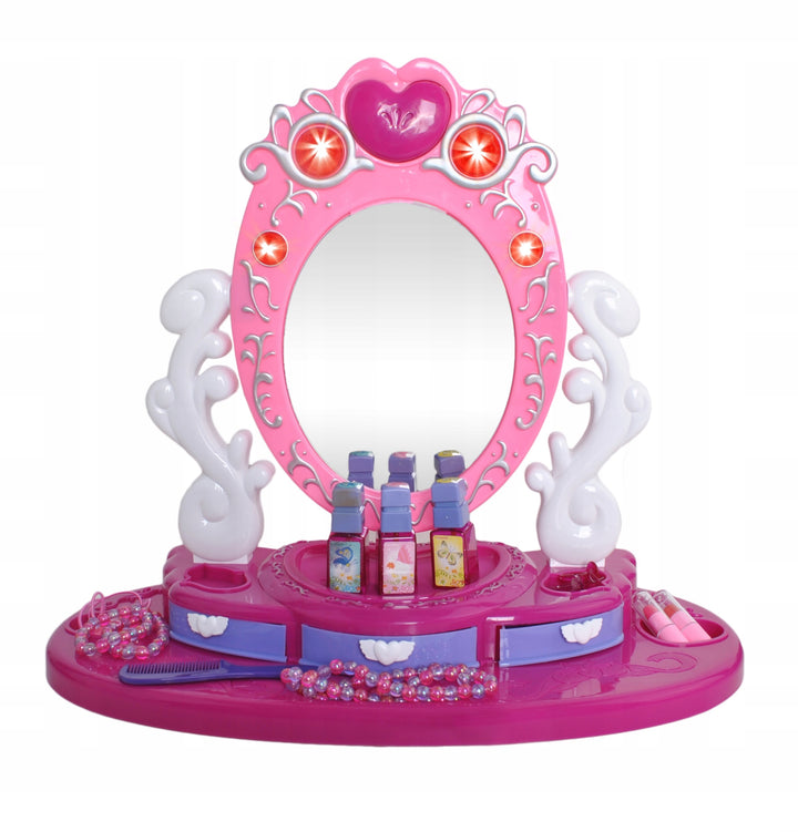 Oglinda de machiaj pentru copii, Zola®, accesorii incluse, 40 cm