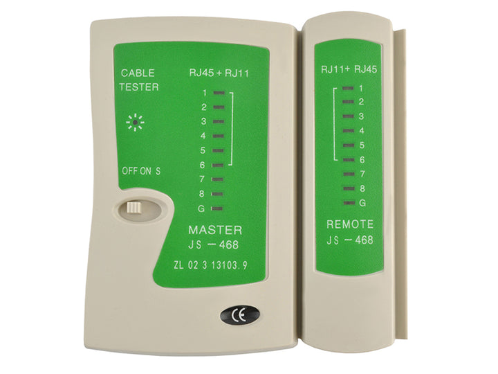 Tester de cablu retea, Zola®,RJ45 and RJ12,baterie de 9V