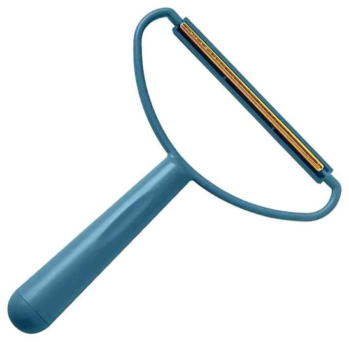 Dispozitiv pentru indepartarea scamelor de pe haine, Zola®, din plastic si metal, 16x13 cm, albastru